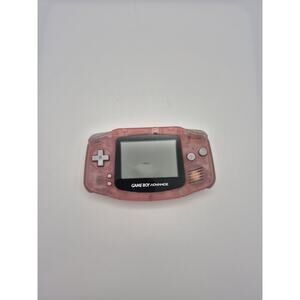 Nintendo Game Boy Advance AGB-001 Handheld Game Console Fuchsia Pink Tested